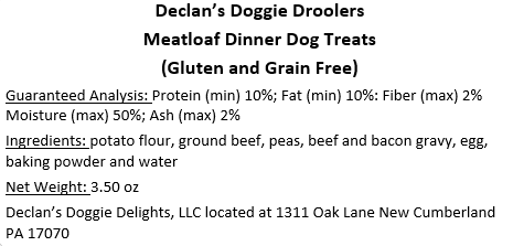 Meatloaf Dinner Trainer Treats